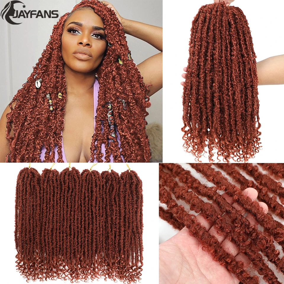 Long Box Braid Crochet Hair Curly Ends 18 Inches Crochet Hair