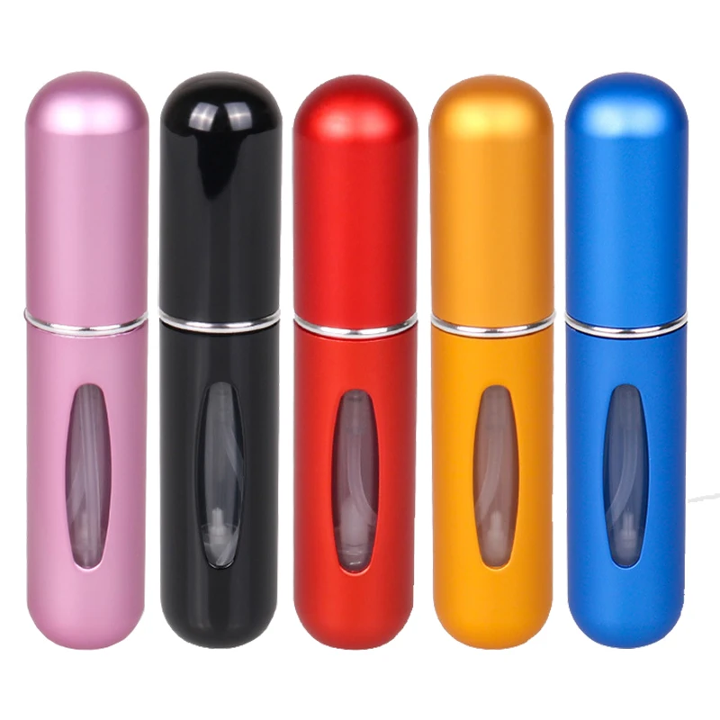 5ml Perfume Atomizer Portable Liquid Cosmetics Containers Traveling Mini Alcochol Perfume Refillable Bottles Empty Spray Bottle 2
