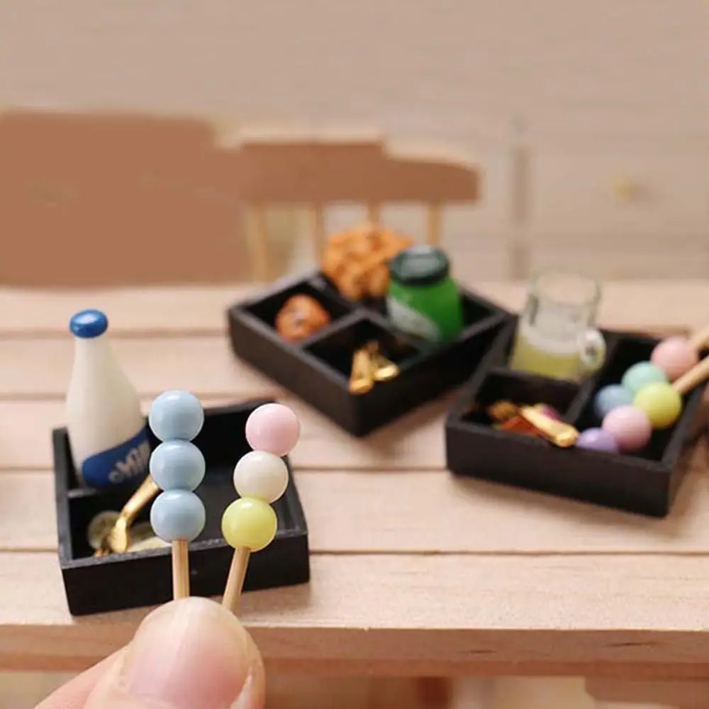 

Sushi Box Lunch Simulation Food Toy Scene Model Miniature Model Cake Dollhouse Miniature Snack Drink Dolls Accessories Resin