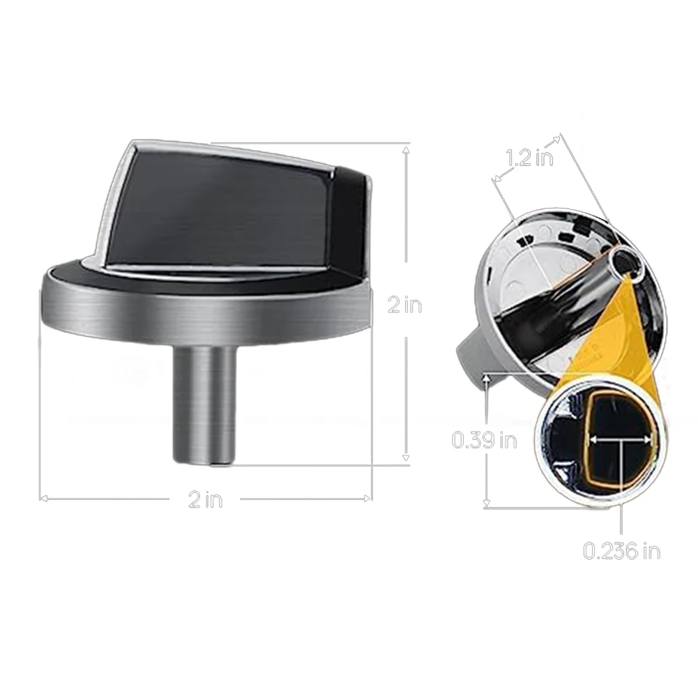 1Pcs Rotary Switch Control Knobs Replacement Kitchen Cooker Gas Stove Cooktop-Control Gas Stove-Accessories For W10284885 gas stove accessories,cookware accessories,stove control knobs
