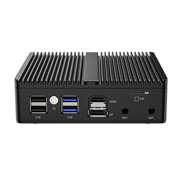 Безвентиляторный мини-ПК Intel Alder Lake N100 N5105 Soft Router 4x Intel 226 2,5 ГБ ПК LAN HD DP pfSense Firewall Appliance ESXI AES-NI 2