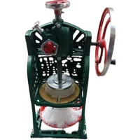 Machine à glace à neige manuelle, broyeur à glace craquelée à la main, machine à glace rasée en fer rapide 4
