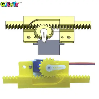 Servo lineare Robot Arm Robotics Education Kit invenzione protezione del braccio Arduino 9g esperimenti scientifici ed educativi Innovadora