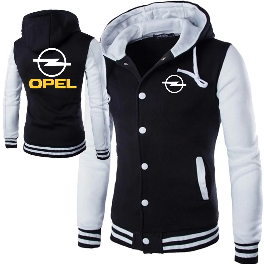 Men OPEL Car Fleece Hoodies Baseball Uniform Men's Hooded Sweatshirts Hoody Jersey Jackets 6