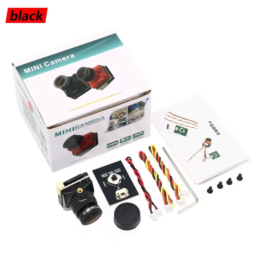 Caméra FPV 1800TVL 5MP 2.1mm Starlight 5-40V pour Drone RC