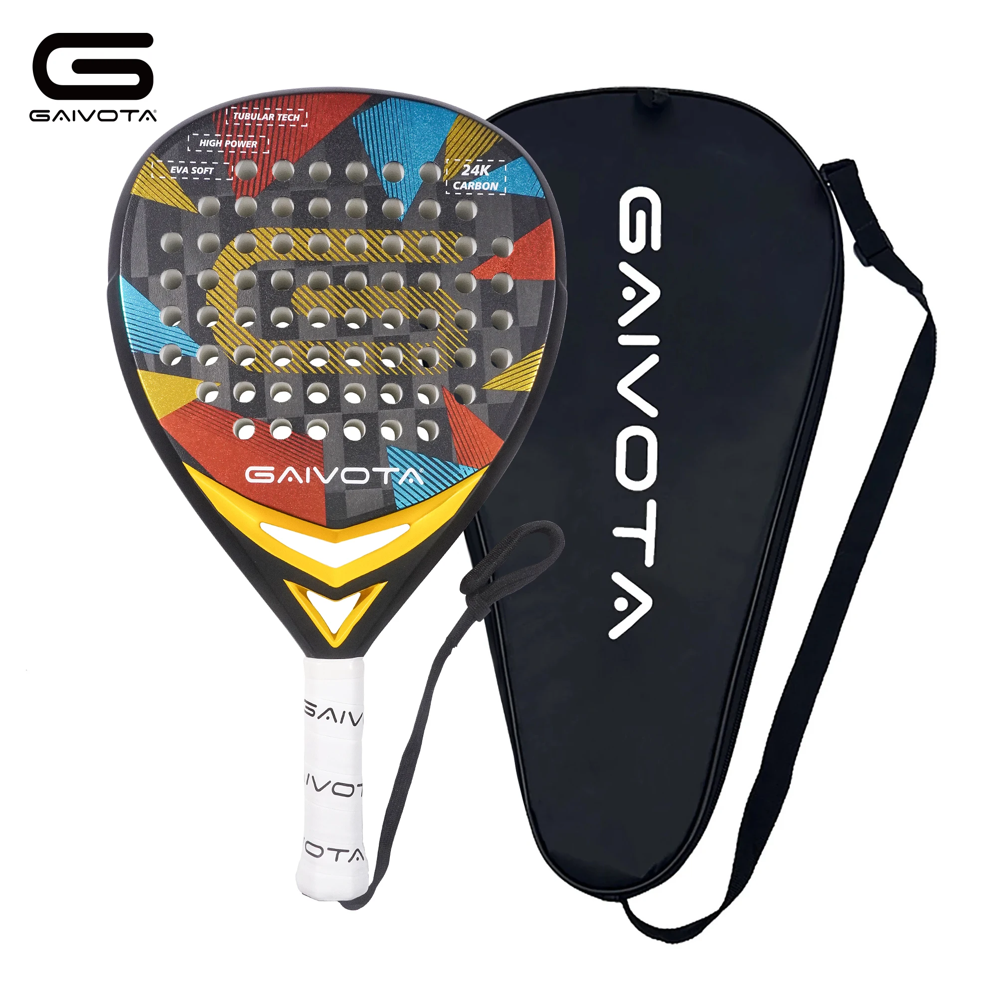 Raquette De Tennis De Plage Gaivota 3.0 2024 – Carbone 12K, Avec Sac à Dos, Neuve