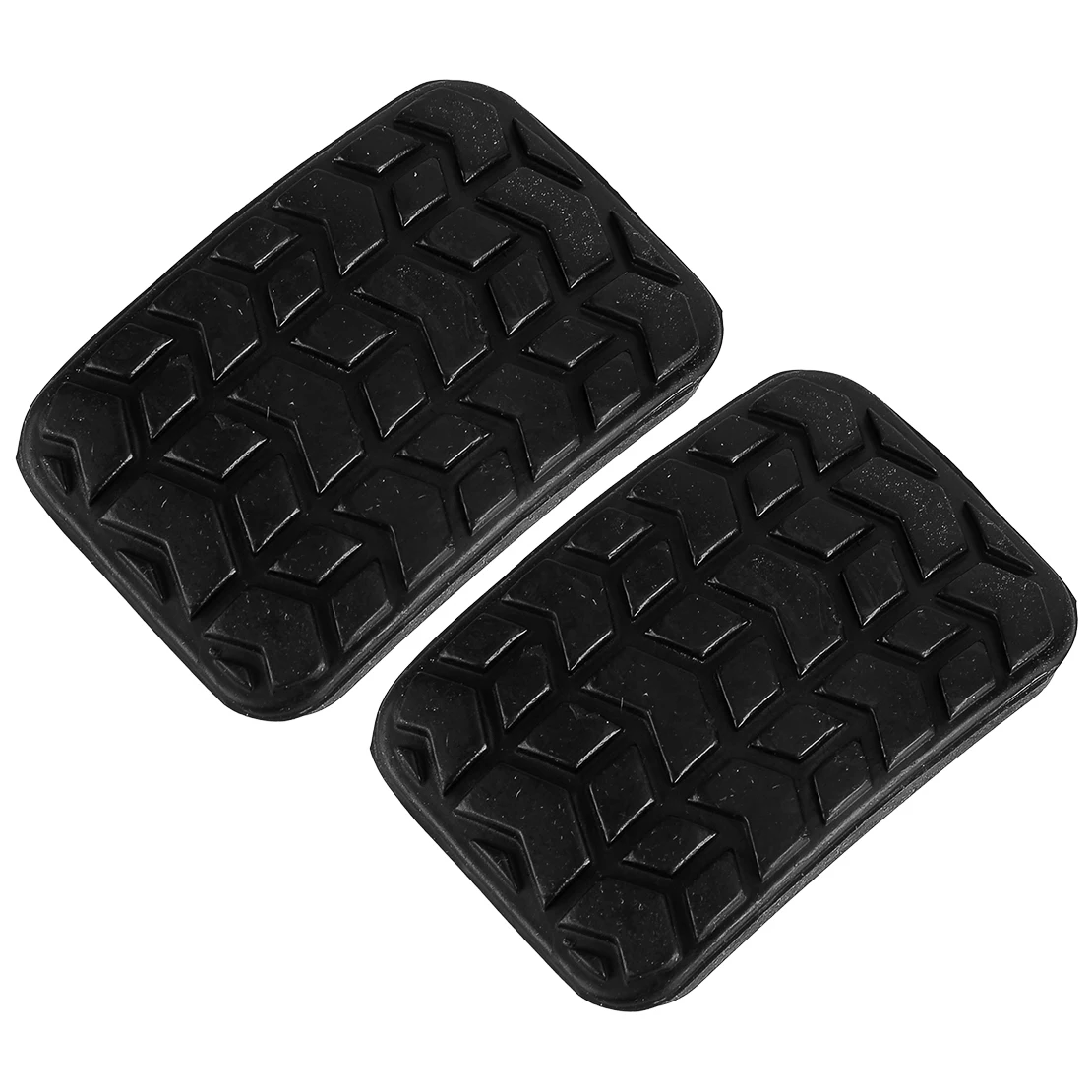 B092-43-028 2pcs Brake Clutch Rubber Pedal Pad Cover Fit for Mazda Miata 1990-1997 1999-2003 Black