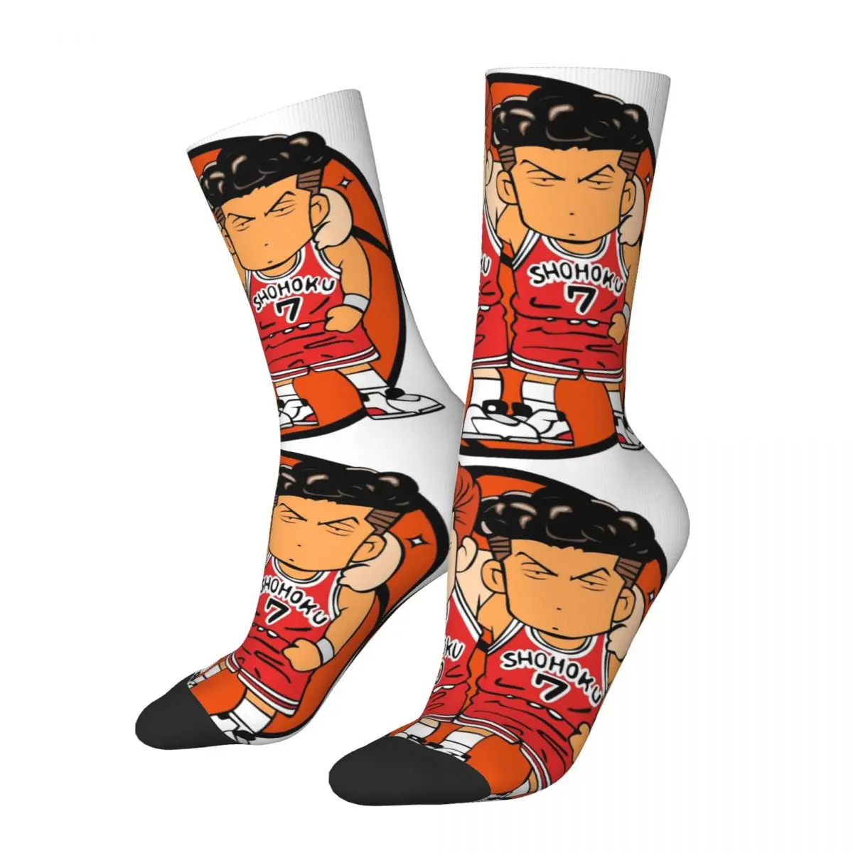 

Funny Happy Men's compression Socks Classic Retro Harajuku Slamdunk Street Style Novelty Seamless Crew Crazy Sock Gift Printed