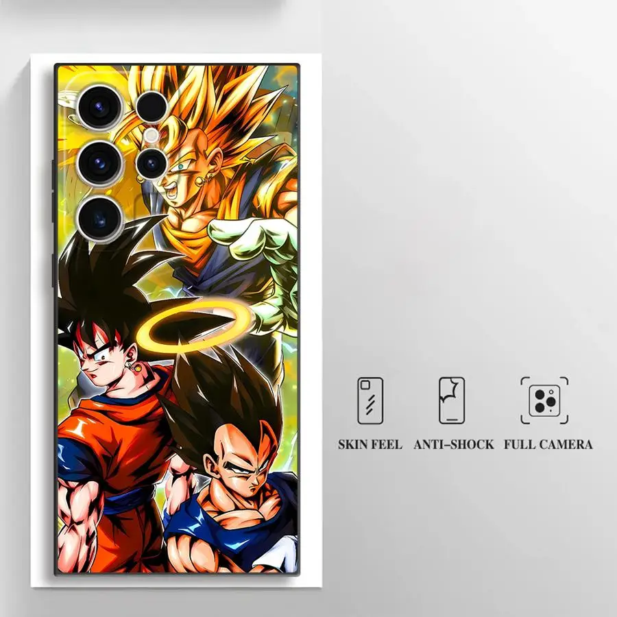 Vibrant Dragons Anime Art Soft Phone Case