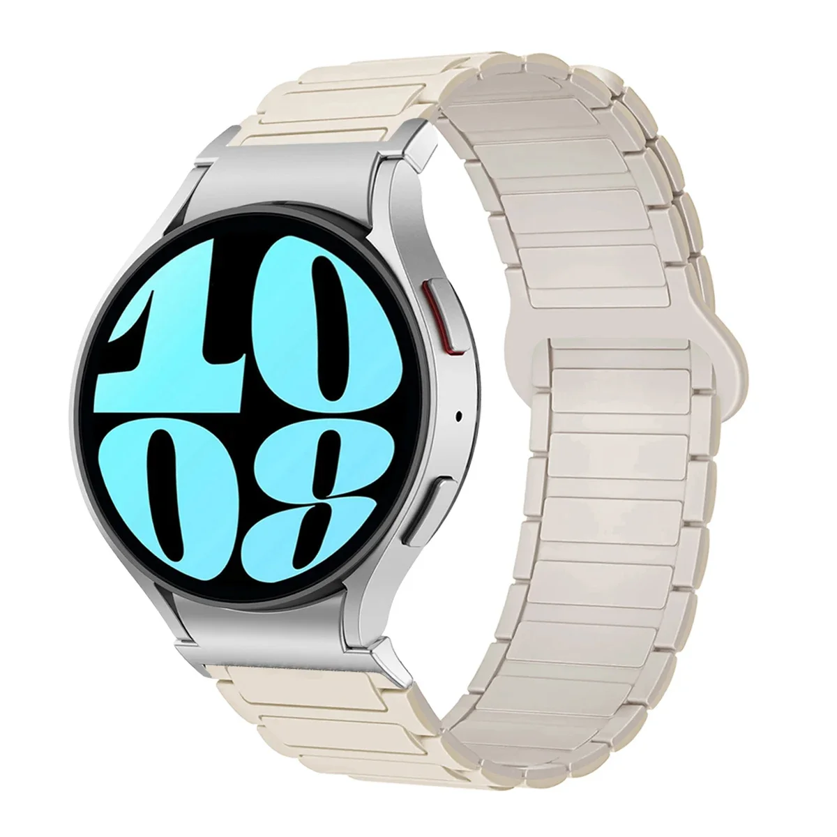 Magnetic Loop Silicone Watch Band - Universal 20mm Strap