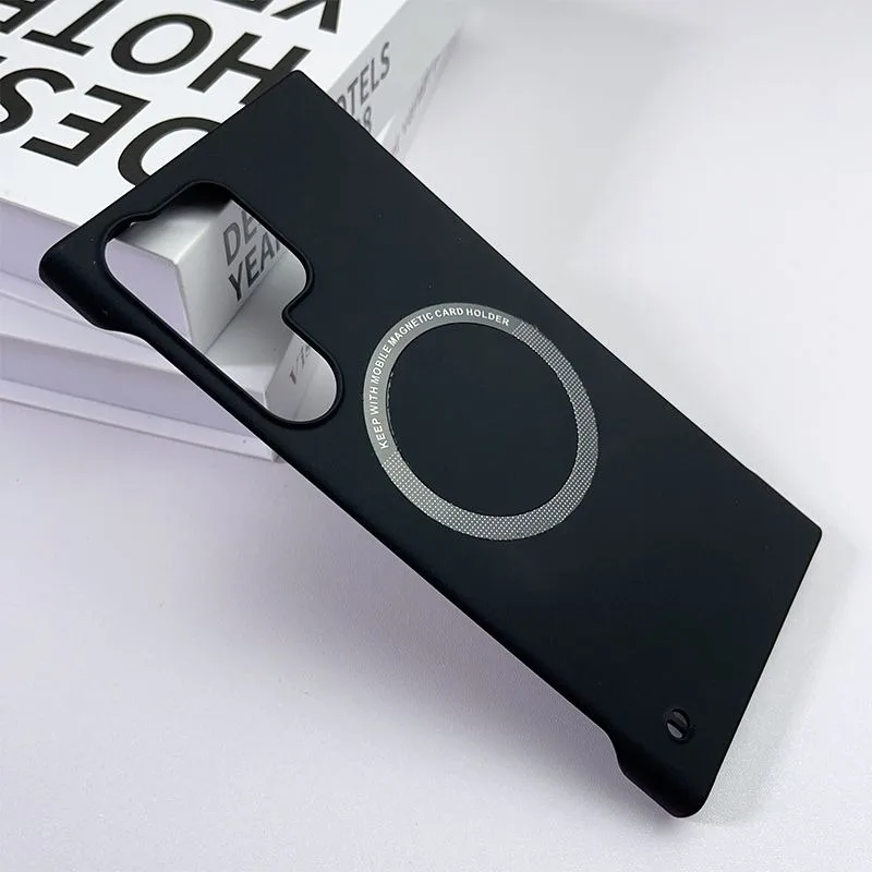 Fashion Frameless Magnetic Slim Case with Magsafe Wireless Charging – PC Hard Cover