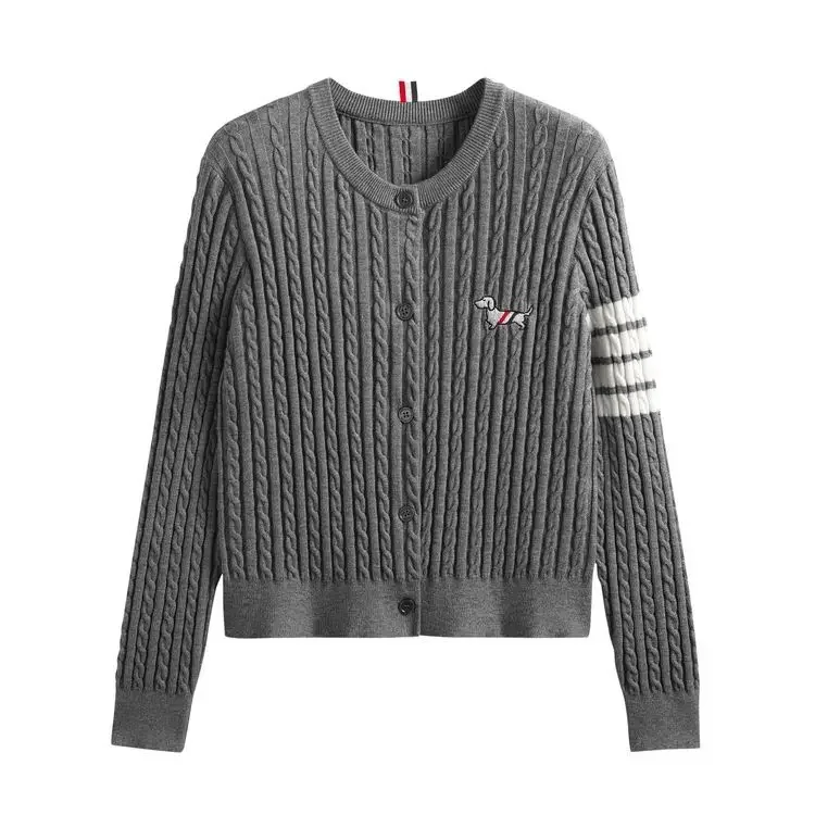 High Quality Korean Golf Sweater Women Golf Wear Autumn New Knit Embroidery Sports Top Casual Women's Clothing