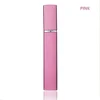 12ml Perfume Bottle 5pcs / 7pcs /10pcs Metal Case Glass Tank Aluminum Nozzle Spray Refillable Bottle Set Rechargeable Glass 5