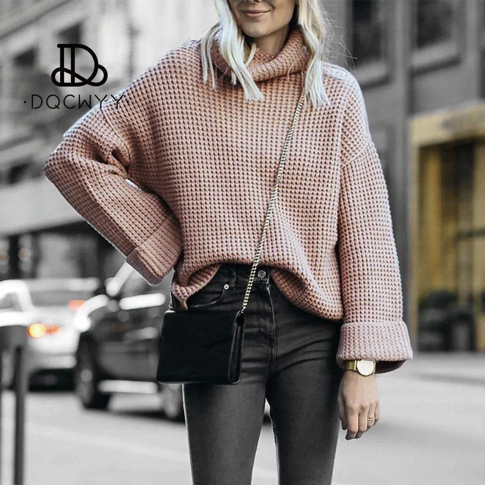 

Women's Sweater Oversized Korean Fashion 2023 Autumn/Winter Loose Pullovers Knitwears Tops Women Long Sleeve Female Clothing