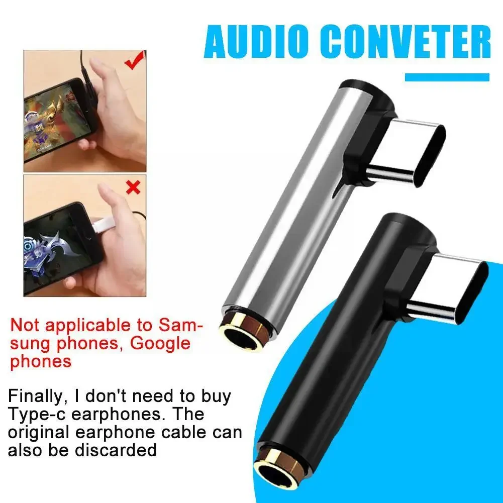 USB Type C 3.5 Jack Earphone Adapter USB C To 3.5mm Headphones AUX Audio Adapter Cable For Huawei Type To 3.5mm