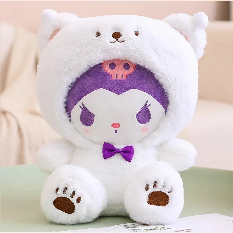 New Sanrio Kawaii Hello Kitty Plush Toys Pillow Doll Stuffed Cinnamoroll Children Plushies Home Decoration Plush Christmas Dolls 4