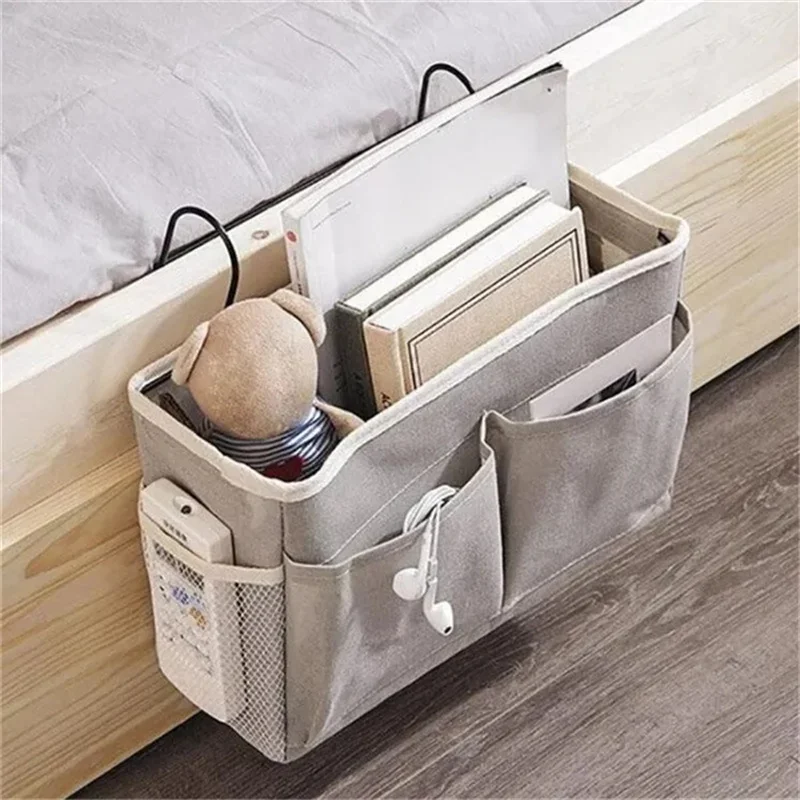 FOMIYES 1pc Sundries Hanging Basket Pocket Organizer Pouch Dormitory Hanging  Bag Nightstand Table Practical Storage Bag Practical Basket Dormitory  Storage Bucket Phone Organizer White - Yahoo Shopping