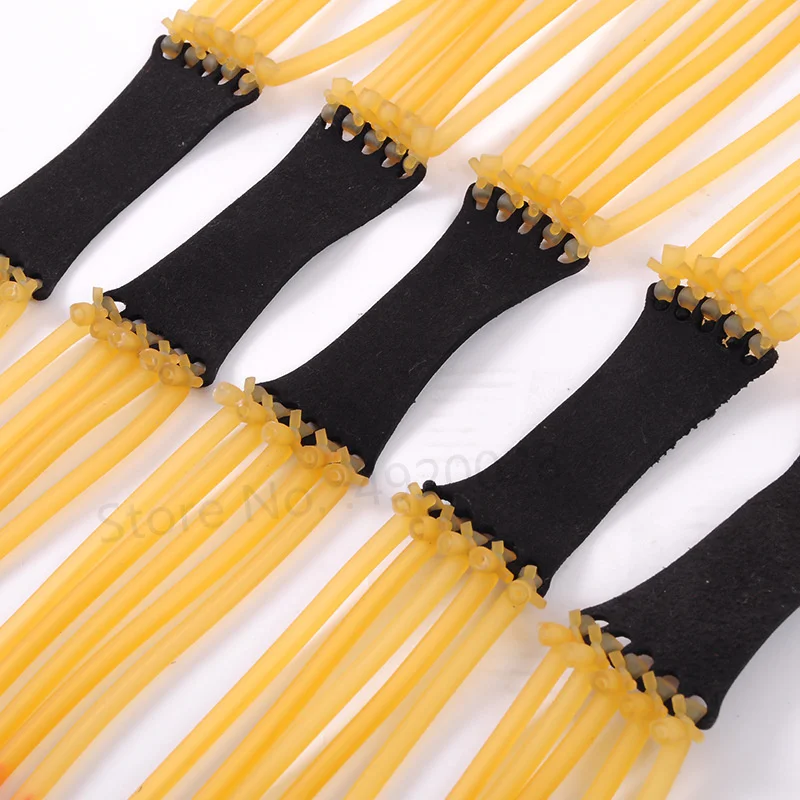 Slingshot rubber band Slingshots Elastic Card Ball Rubber Band Hunting Slingshot Accessories Outdoor Game Pull Belt Fast Rebound Great Power