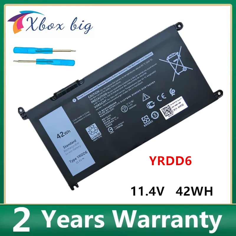 

YRDD6 Laptop Battery For DELL Inspiron 5482 5480 5481 5485 5491 5591 5593 3583 3310 3493 3582 3593 3793 5584 54593