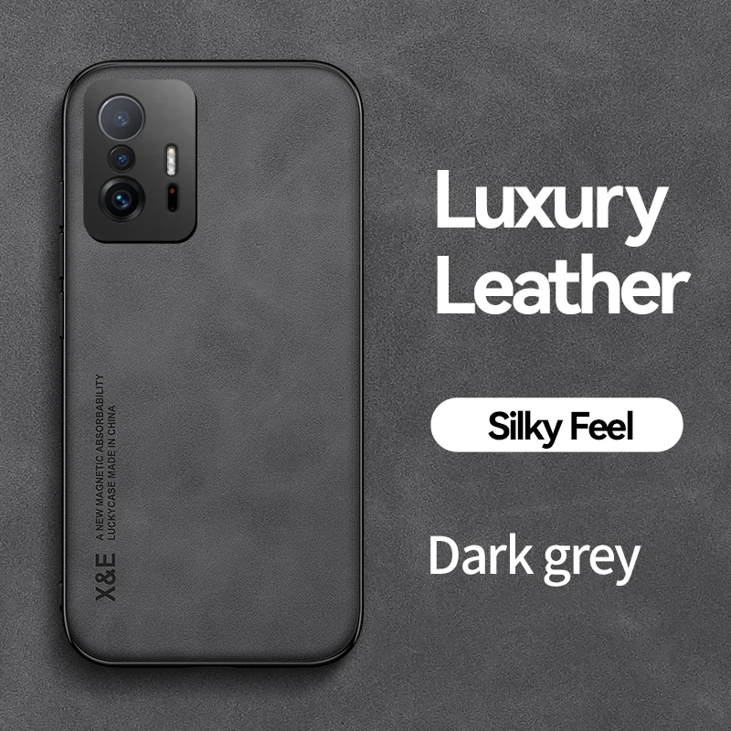 Magnet Leather Shockproof Silicone Phone Case Cover