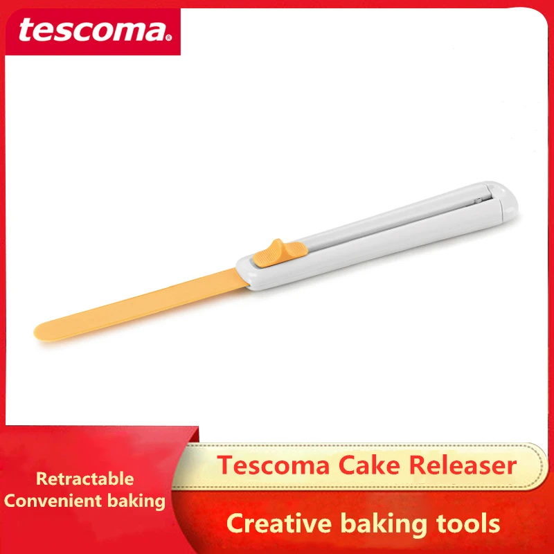 Tescoma Cake Release Knife CAKE LOOSENING TOOL DELICIA Kitchen Pastry Retractable Dough Scraper Does Not Hurt The Baking Pan