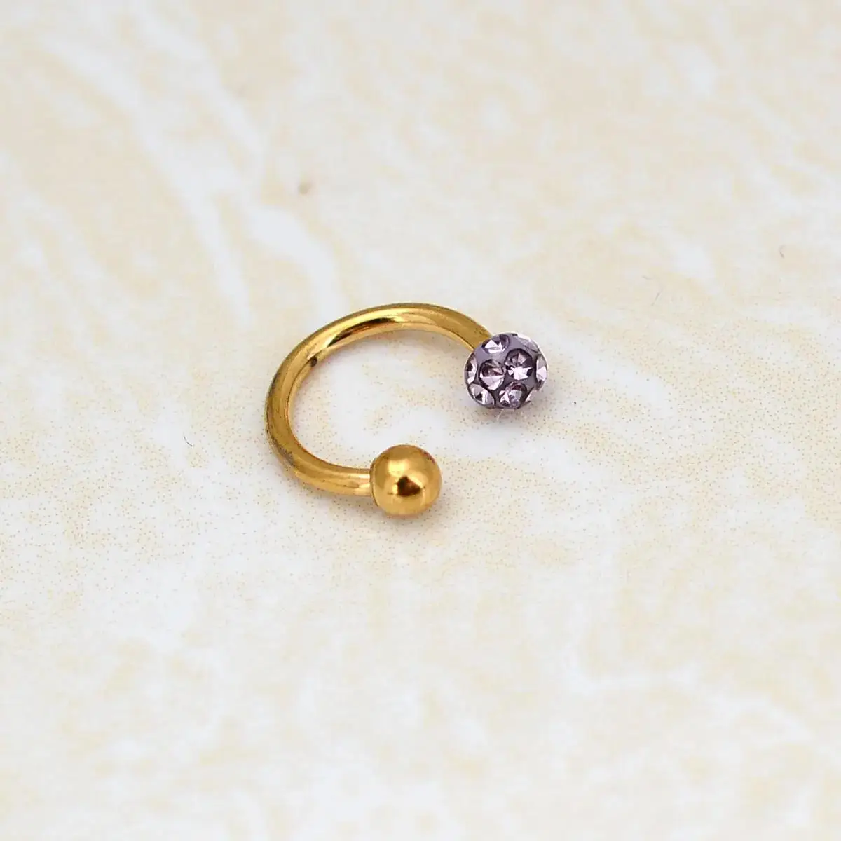 1PC Edelstahl Tragus Piercing Helix Ohrstecker Frauen Hufeisen Nasenring Hoop Conch Rook Daith Lobe Piercing Schmuck – Detail 32