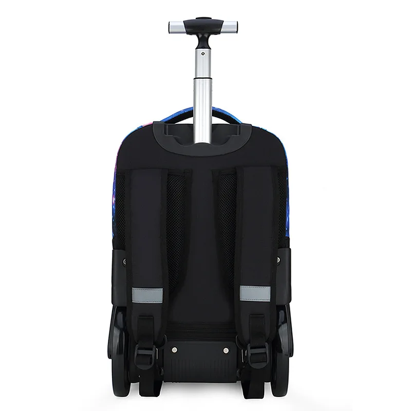 School Trolley Backpacks bags for Teenagers large Wheels Travel Wheeled backpack bag On wheels Children School Rolling Backpack 4