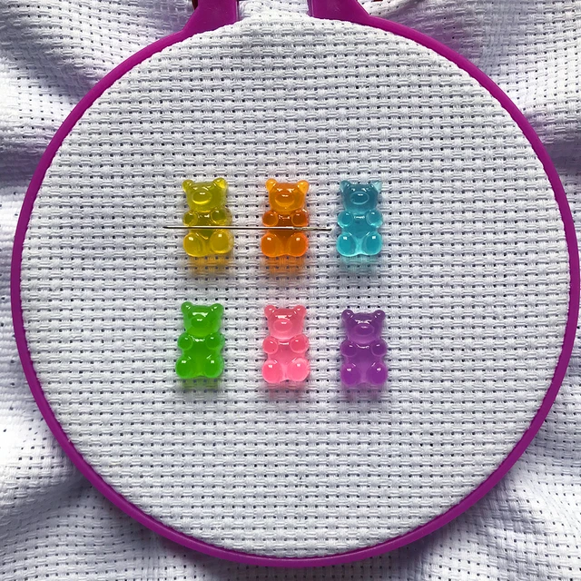 Bear Needle minder to keep track of your needle Cross Stitch