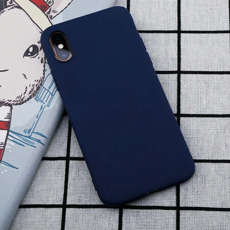 Vibrant Silicone Candy Color Soft Phone Case Cover