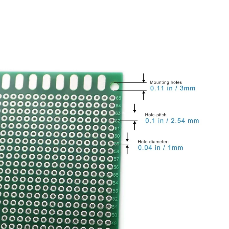 양면 PCB 보드, D DZRCOXI 대형 PCB 회로 기판 프로토보드 3PCS 12X18CM DIY 납땜 전자 프로젝트용 호환 가능