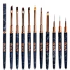 BQAN Marbled Nail Brush Gel Brush For Manicure Acrylic UV Gel Extension Pen Nail Polish Painting Drawing Brush Liner Nail Brush 1