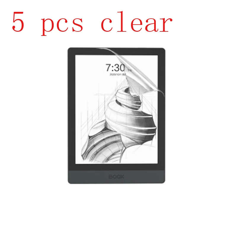 

Прозрачная защитная пленка HD для экрана, пластиковая пленка для BOOX Nova/ Nova3/ Nova3 Color/Poke2/Poke3/BOOX Leaf, 5 шт.