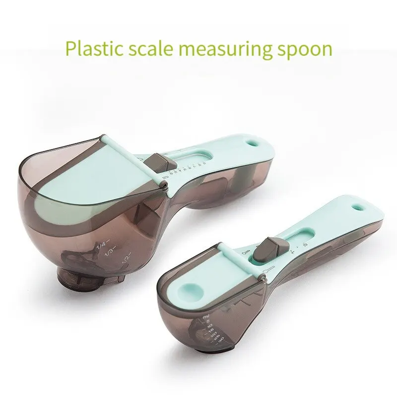 Measuring Spoon Set 2PCS Measuring Spoon Set Kitchen Tools Plastic Milk Powder Graduated Spoon Baking Tools Accurate Measuring Device