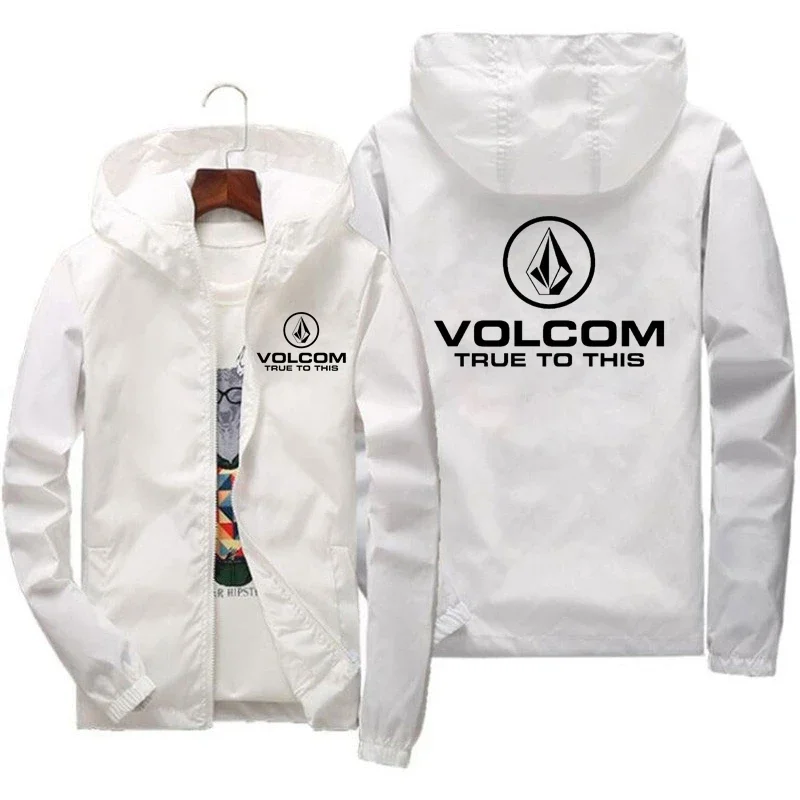 

Men's fashion leisure Spring and autumn outdoor high quality men's sunscreen jacket outdoor sports mountaineering hat windproof