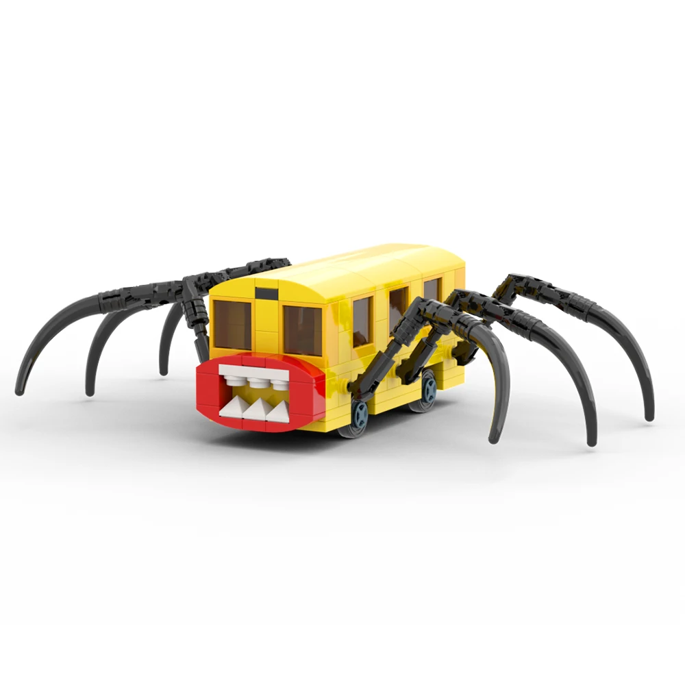 Moc jogo de terror choo-choo charles aranha trem bloco de construção  conjunto choo monstro thomased trem modelo de carro tijolos diy brinquedo