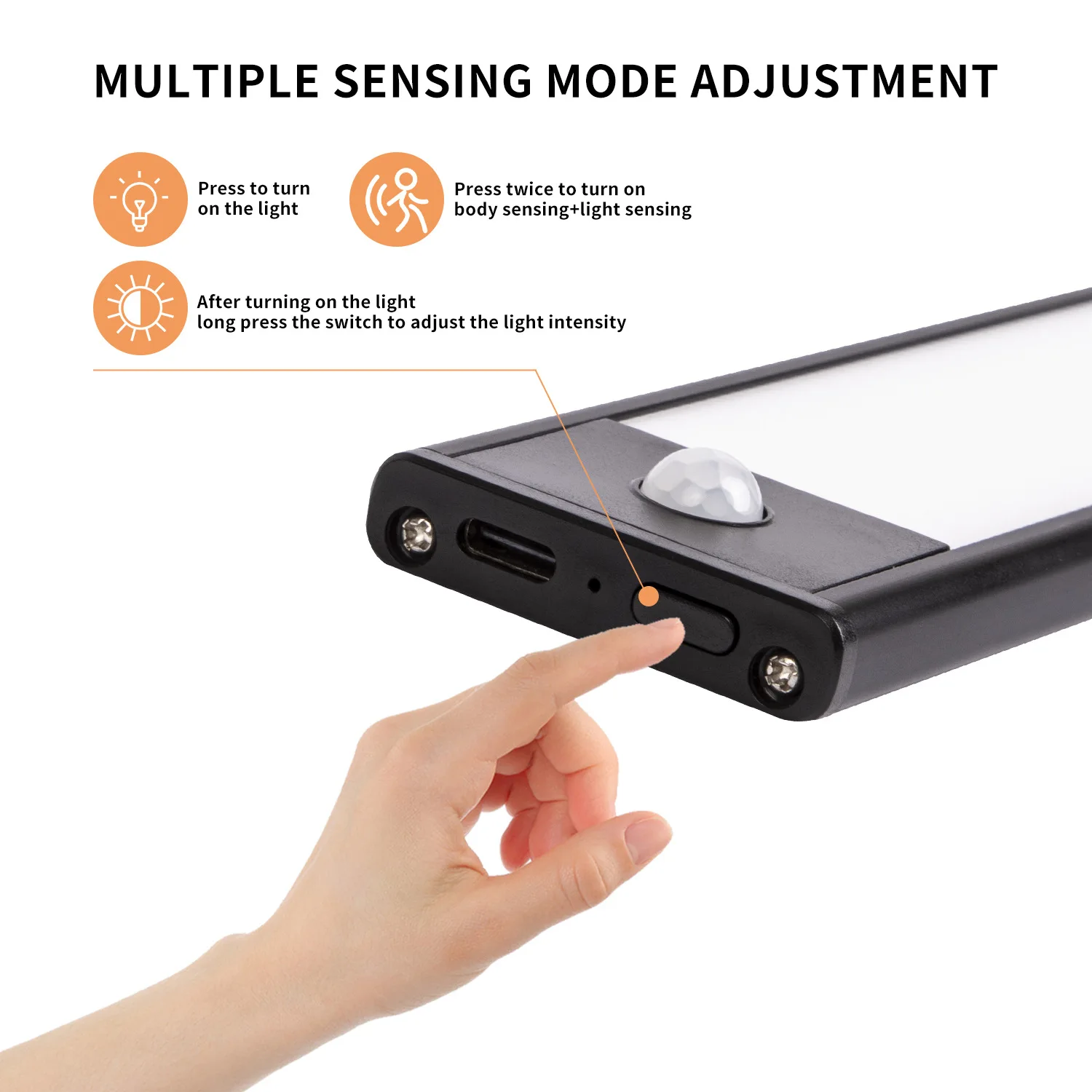 Cabinet Light USB Rechargeable Motion Sensor Led Light Kitchen Wardrobe Cabinet Lighting 20cm/30cm/40cm LED Night motion sensor light led night light led motion sensor light led cabinet light under cabinet light cabinet lights led cabinet lights motion sensor lights