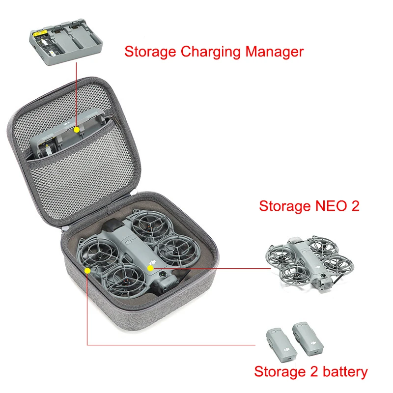รูปสินค้า กระเป๋าเก็บโดรน DJI Neo 2 ป้องกันรอยขีดข่วน