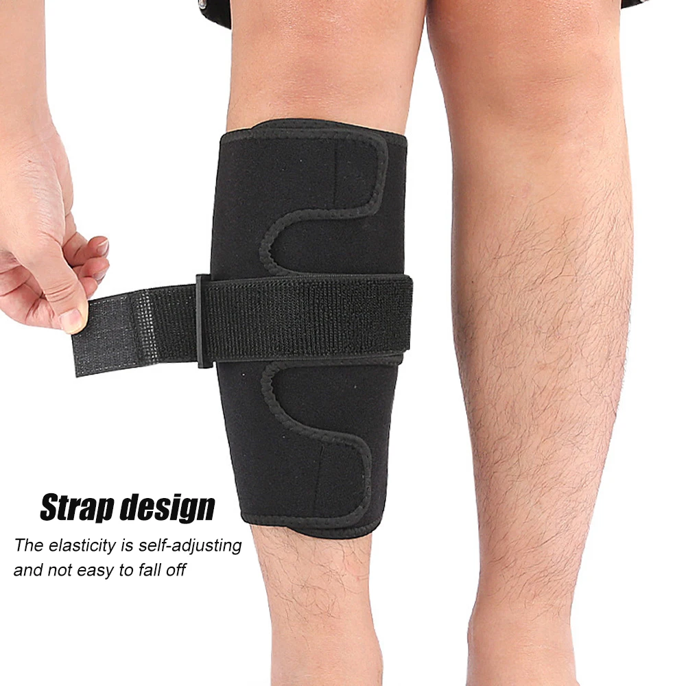 Manchon De Soutien / Attelle Pour Mollet En Néoprène - Taille Unique Ajustable - Neuf