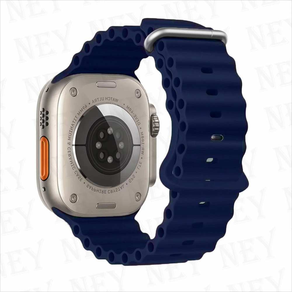 Ocean Silicone Sport Watch Band - Vibrant & Durable Strap