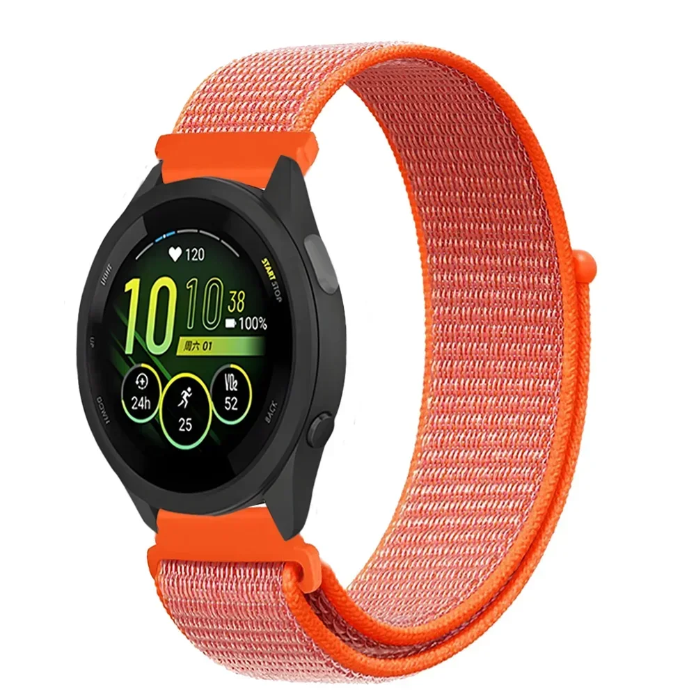Nylon Braided Loop Sport Bracelet Wristband - 20/22mm Strap