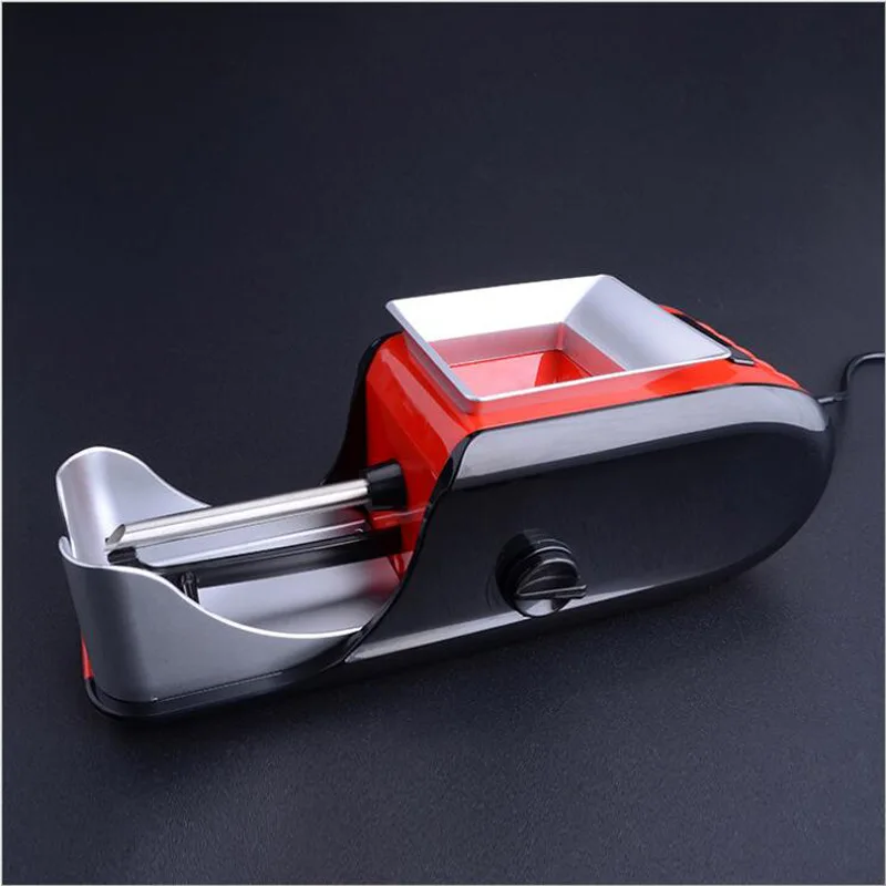 

Tobacco Filler DIY 8mm Cigarette Rolling Machine EU Plug Drop Shipping Household Electric Fully Automatic Cigarette Puller