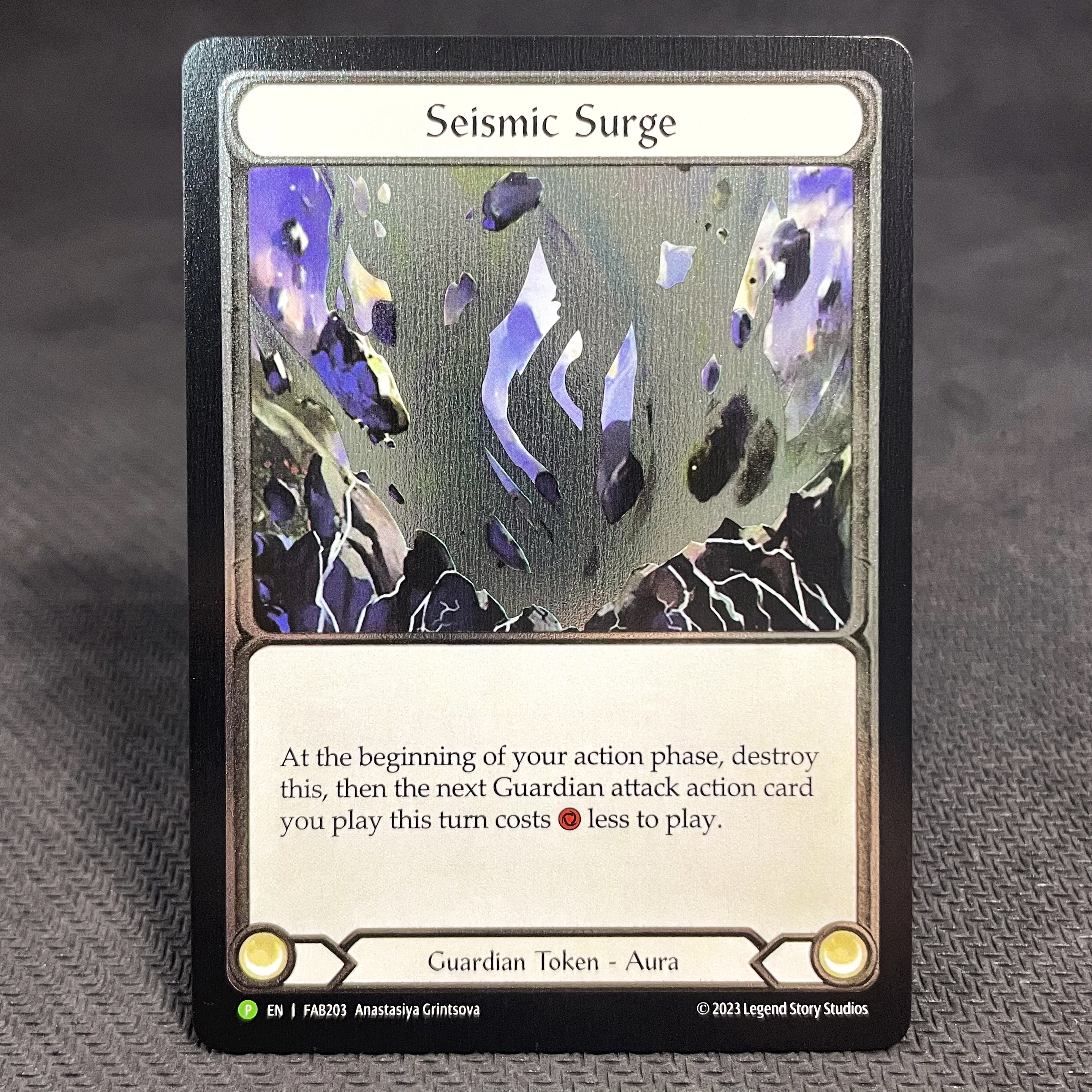 FAB Proxy Card Cold Foil Collection Cards New Horizon Command and