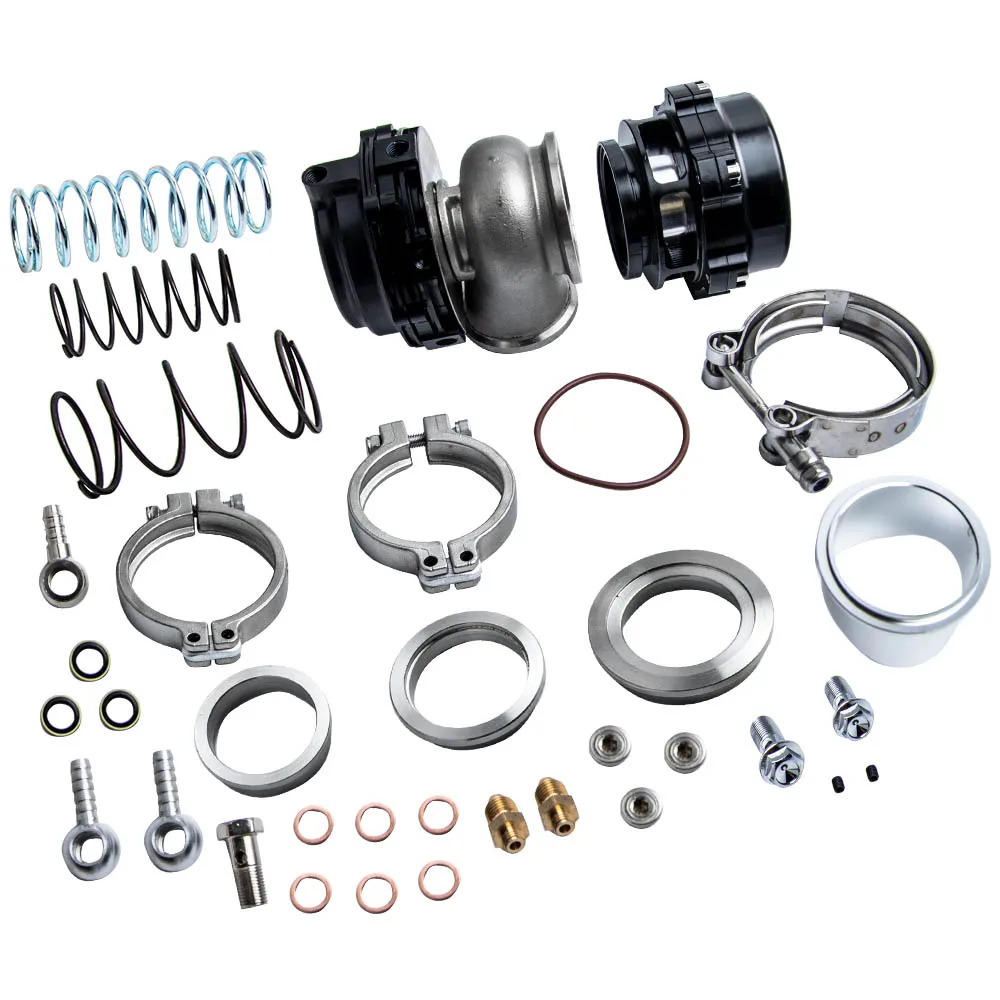50Mm Bov + 44Mm 14Psi Spring Wastegate Combo Turbo Blow Off Valve Bov 50Mm Kit