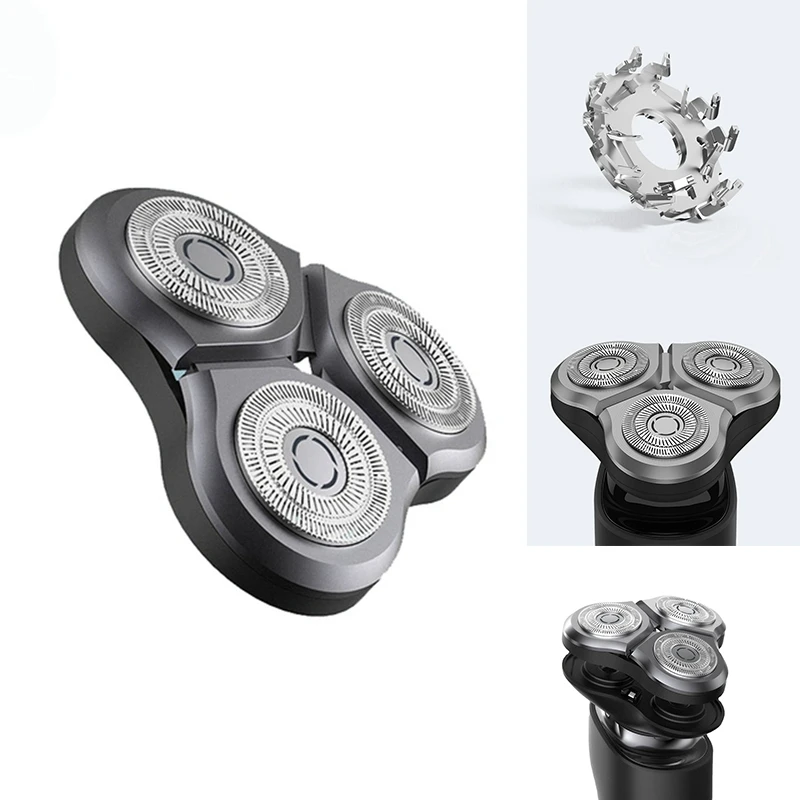 Replacement Shaver Head for Xiaomi Mijia S500 S500C S300 Electric Shaver Razor Blade Dry Wet Shaving Machine Blade