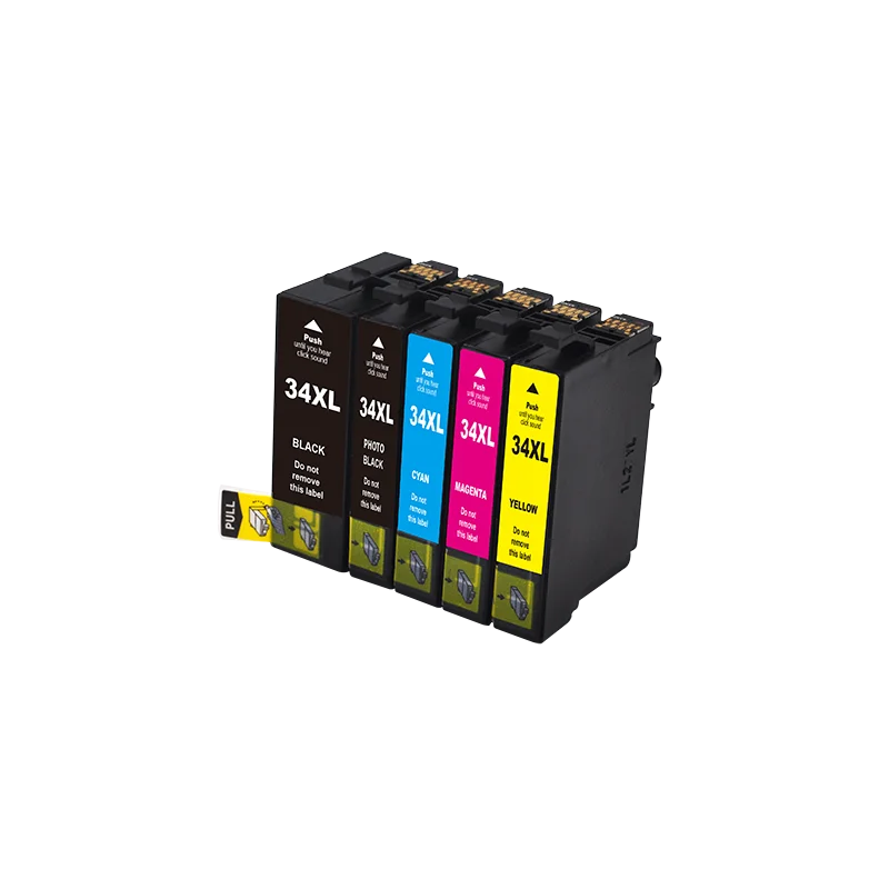 Cartouche D'encre Compatible Premium T34XL Pour Epson - Lot Multicolore Neuf