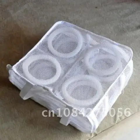 

Nylon Laundry Bag for Shoes 1pcs Wash Bag Sports Trainer Sneaker Tennis Boots Mesh Washing Bag Storage Organizer