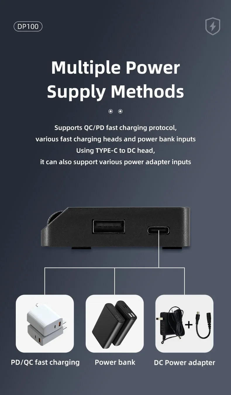 ALIENTEK DP100 DC 電源調整可能な 30V 5A 実験室ベンチ電源ポータブル