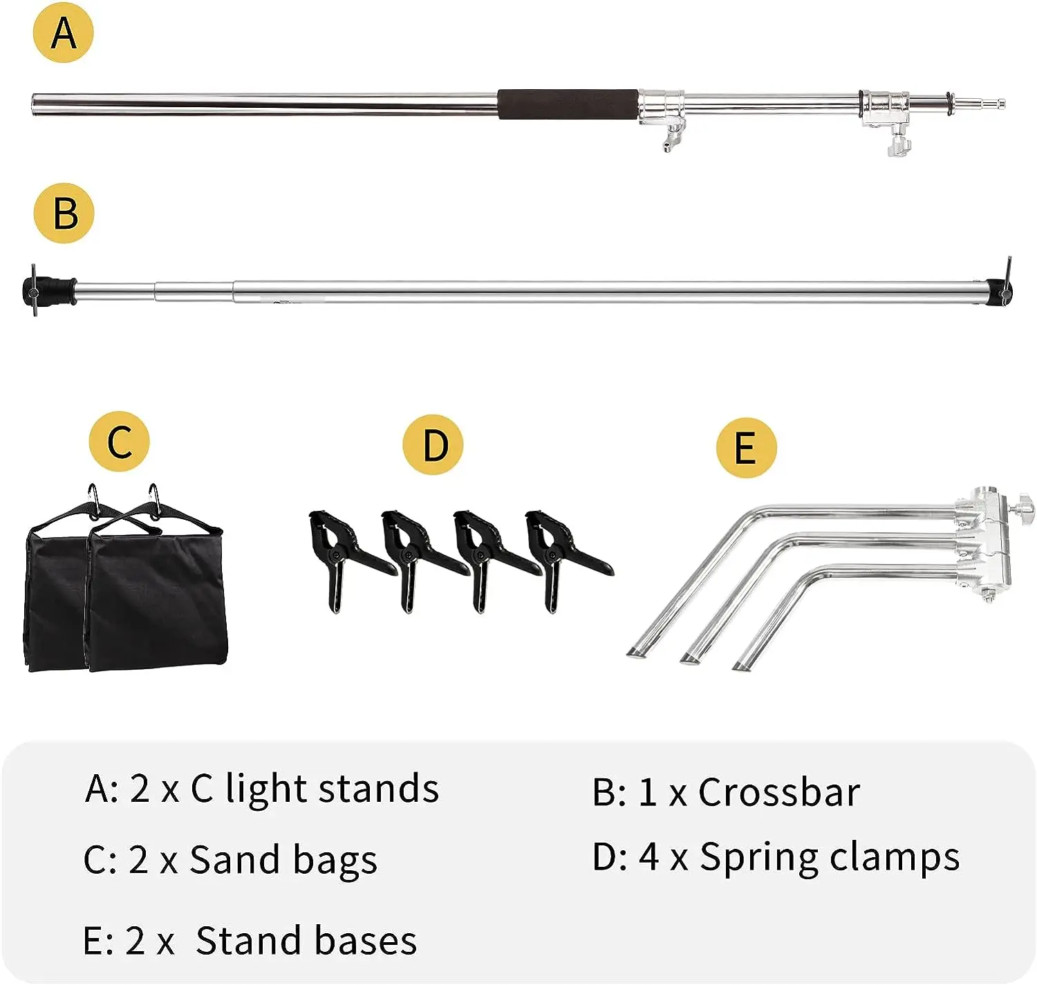 3x3M Photo Backdrop Stand Kit Heavy Duty Adjustable Photography Background Support System Stand With Crossbar for Video Studio