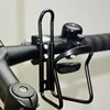 1pc Universal Motorcycle Bike Handlebar Aluminum Alloy Drink Cup Holder Beverage Water Bottle Stand Silver Black Accessories 3