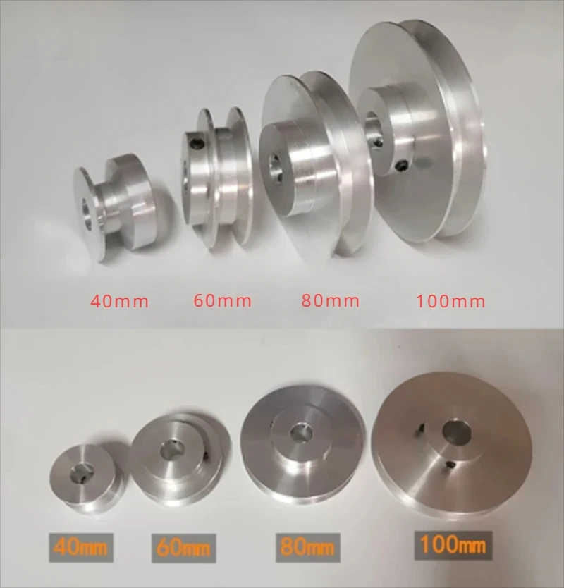 40mm 60mm 80mm  V-belt Pulley, Single Groove, A- Type V-belt Pulley High Quality 1PC